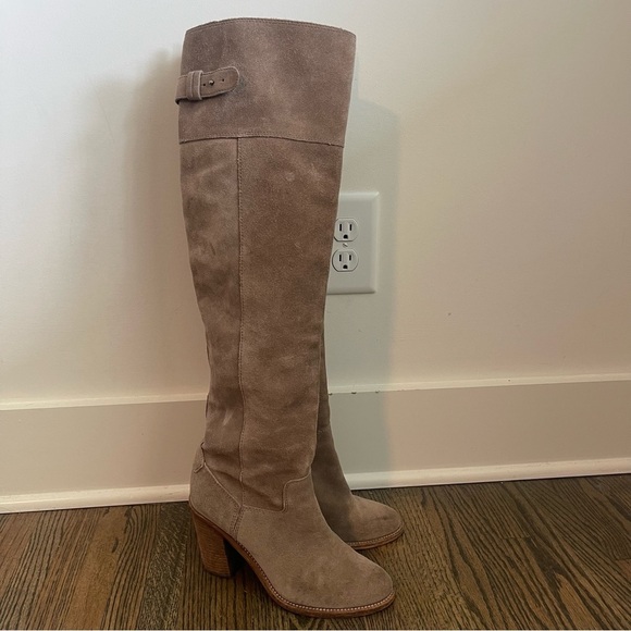 Dolce Vita Ohanna Over The Knee suede heeled boots size 6.5 - Picture 2 of 9
